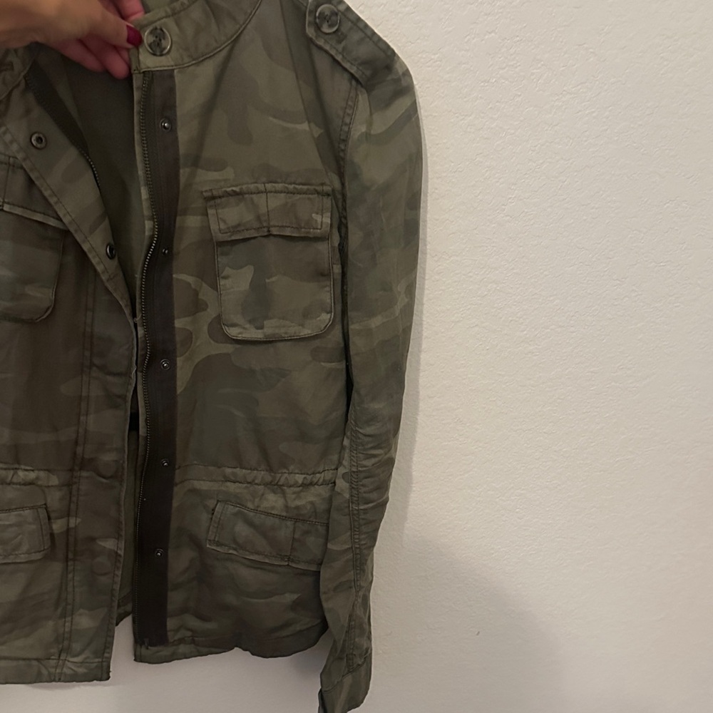 LOFT Olive Camo Green Utility S Military Jacket - Picture 7 of 8